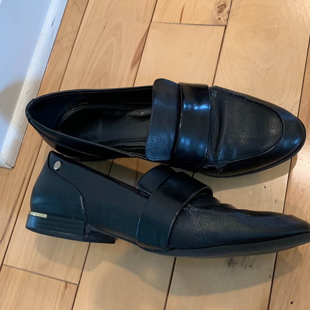 Calvin Klein leather loafers